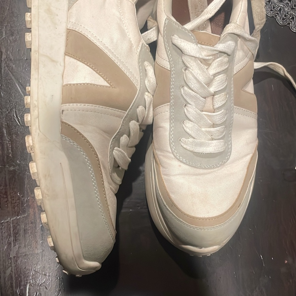 Altard State White and Tan Sneakers